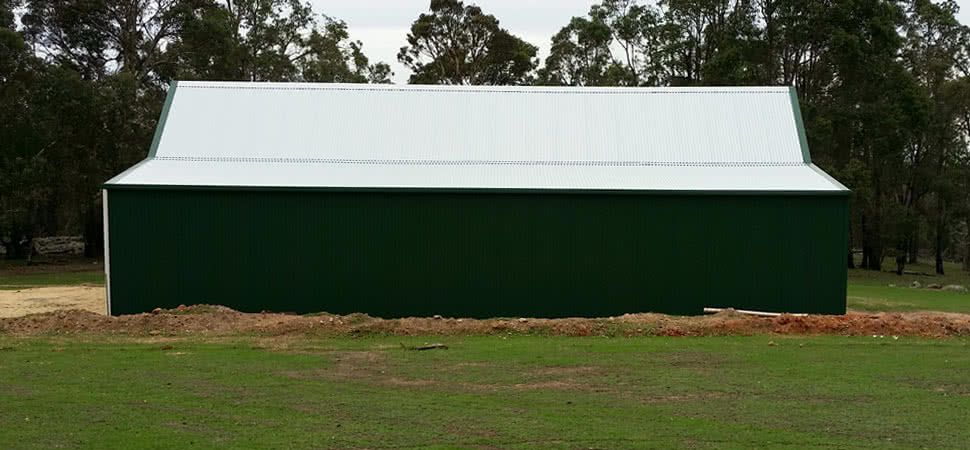 Australian Barn - Mundijong - Supplied and Build by Roys Sheds