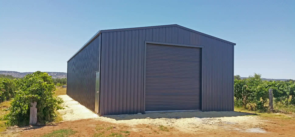 Garage - Oakford - Supplied and Build by Roys Sheds