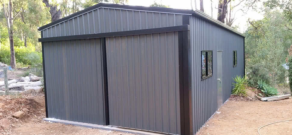 Single Sliding Door - Upper Swan - Supplied and Build by Roys Sheds