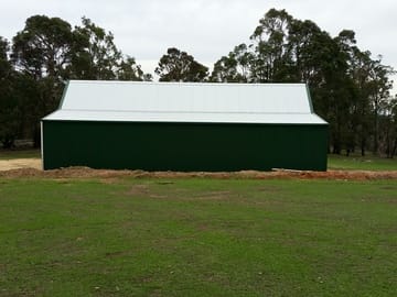 Australian Barn Shed X X Boyup Brook Thumb   16m X 10m X 3.2m Australian Barn Shed Boyup Brook   Supplied and Build by Roys Sheds