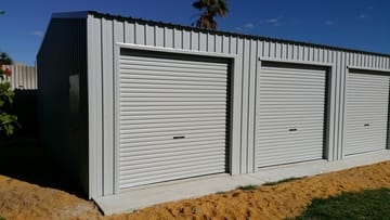 Garage Shed X X Rockingham Thumb   7.5m X 10m X 3m Garage Shed Rockingham   Supplied and Build by Roys Sheds