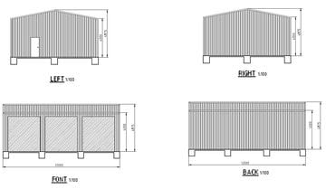 Triple Garage Shed X X Baldivis Thumb   12m X 9m X 4m Triple Garage Shed Baldivis   Supplied and Build by Roys Sheds