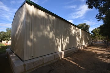 Garage Shed X X Oakford Thumb   23m X 6.1m X 3.5m Garage Shed Oakford   Supplied and Build by Roys Sheds