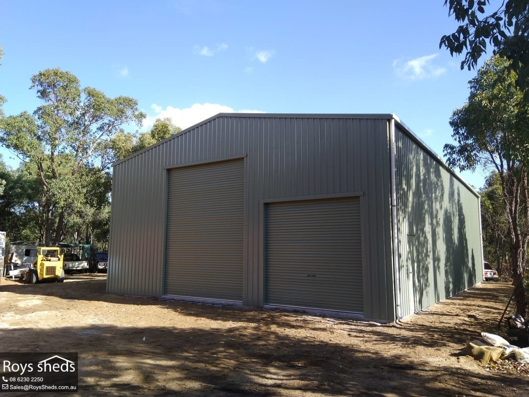 18x11 garage workshop shed built in brigadoon - roys sheds