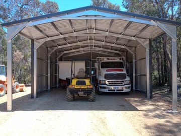 Shed X X Mt Helena Thumb   12m X 8m X 4m Shed Mt Helena   Supplied and Build by Roys Sheds