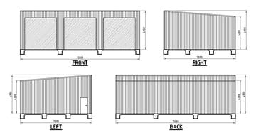 Parking Shed X X Baldivis Thumb   15m X 9m X 4.2m Parking Shed Baldivis   Supplied and Build by Roys Sheds
