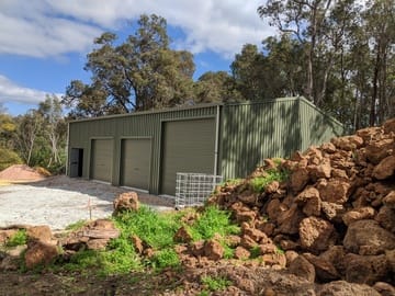 Workshop Shed X X Hovea Thumb   10.8m X 16m X 5m Workshop Shed Hovea   Supplied and Build by Roys Sheds