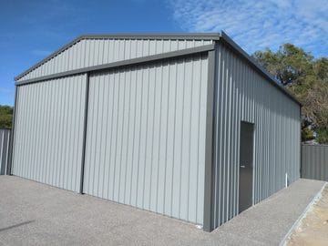 Shed X X Shoalwater Thumb   9.5m X 8m X 3.4m Shed Shoalwater   Supplied and Build by Roys Sheds