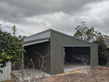 Shed X X Lesmurdie Thumb   7m X 7m X 2.4m Shed Lesmurdie   Supplied and Build by Roys Sheds