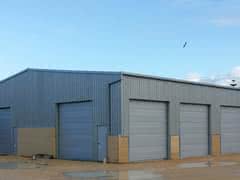 Garage   Commercial   Supplied and Build by Roys Sheds
