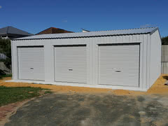 Triple Door Garage   Car Garages   Supplied and Build by Roys Sheds